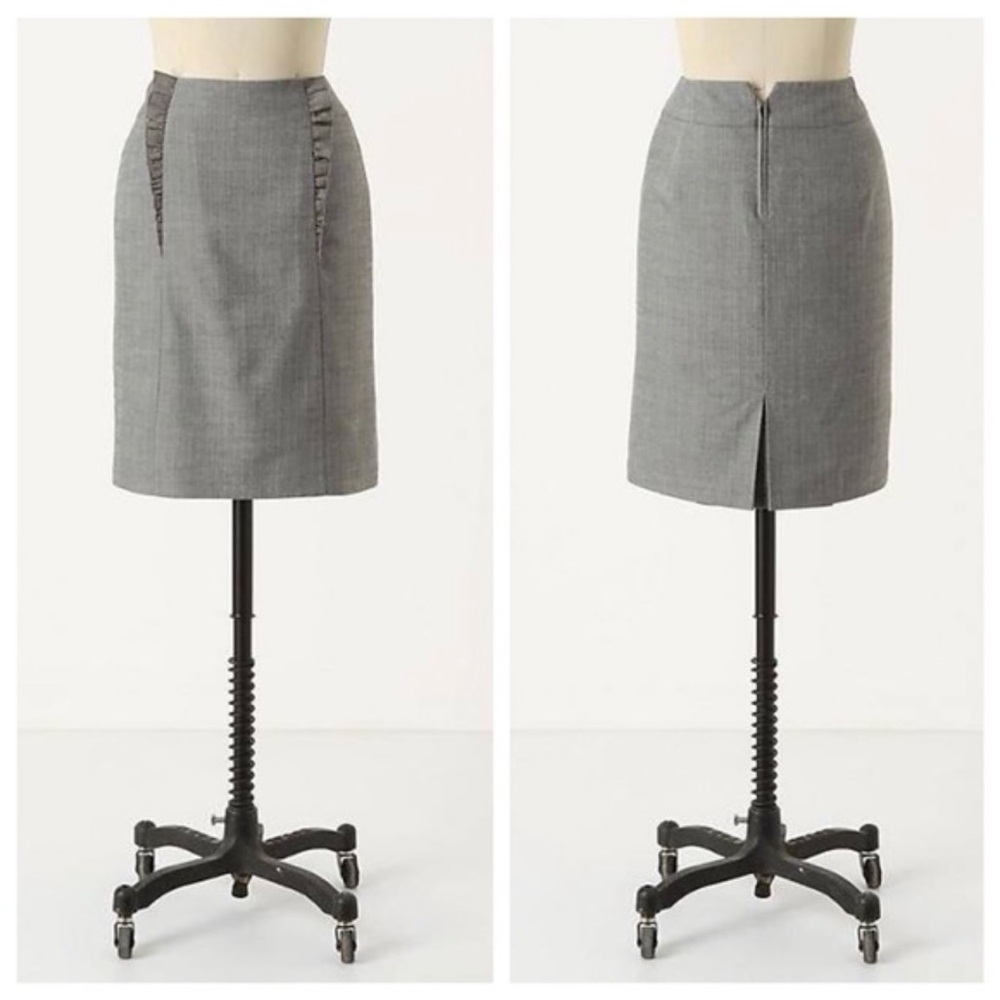 Anthropologie Girls From Savoy Just Right Pencil Skirt Size 8
